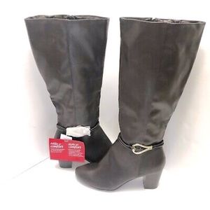 New Brown Dexflex Comfort High Boots Size 8.5 Wide